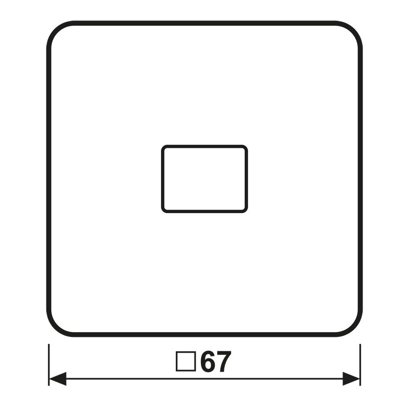Kontrollwippe Schalter CD ws glz Lichtausl