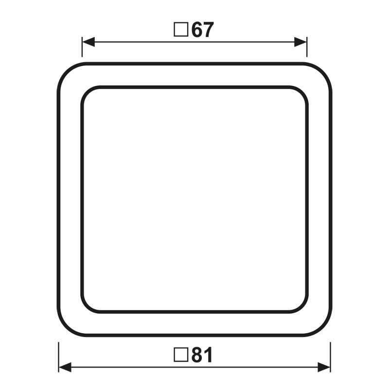 Einbaurahmen 1f go/brz gl CD / CD 500 Metall gold/bronze glz f.GEB-K Alu