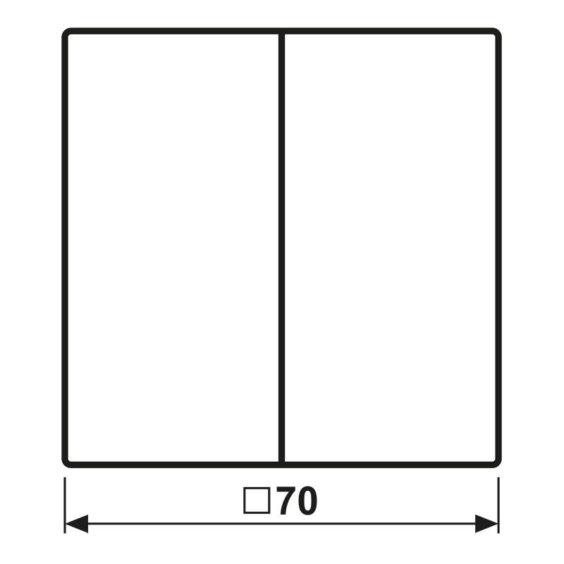 Wippe_2t Jalousie LS sw glz Pfeile Symbol Jalousie