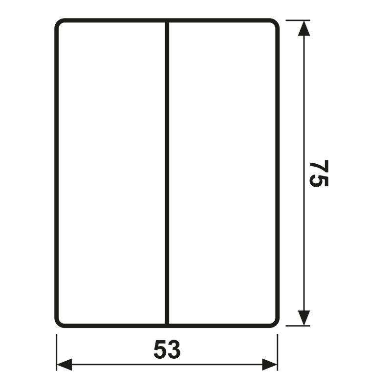 Wippe Serien Schalter WG 800 anth mt Geeignet für Bussystem-Tasterankopplung