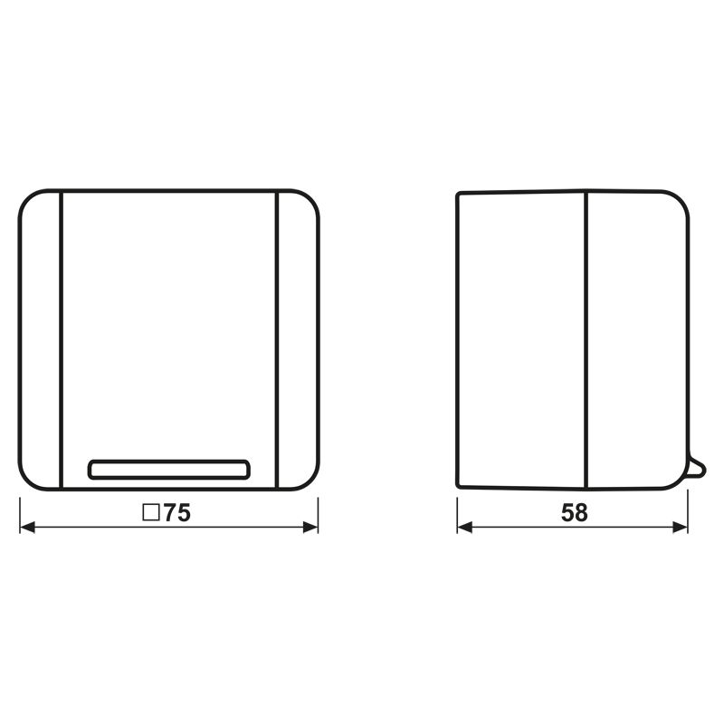 Steckdose 1f gr glz WG 800 AP Klappd IP44 vert