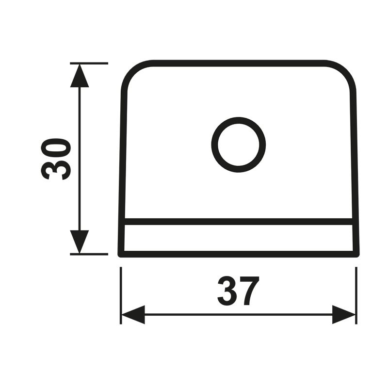 Leitungseinführung gr WG 800 gr geschl AP/UP LtgsEinf RAL7035
