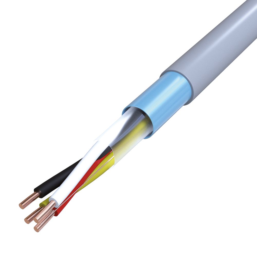 Fernmeldekabel Eca J-YSTY 2x2x0,6 gr R100 Kl.1 = eindrähtig Farbe Folie Lagen
