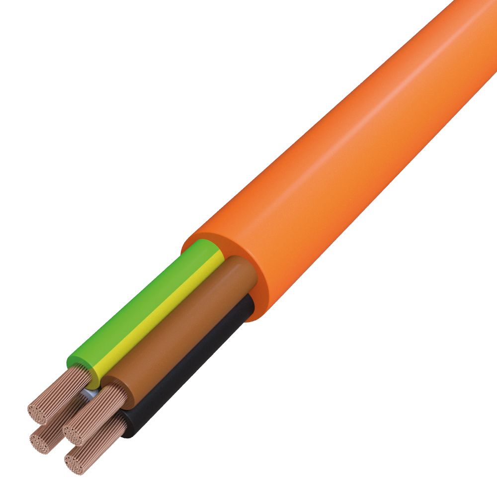 PUR-Steuerleitung Fca H07BQ-F 4G2,5 or R50 hfr Halogenfrei nach EN IEC 60754-1