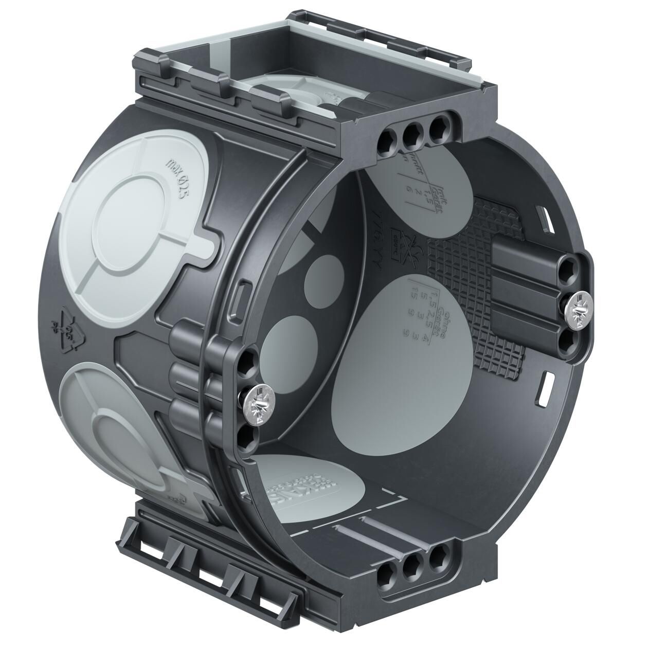 Elektronikdose oval 149x55x67mm Kst oval IP2X