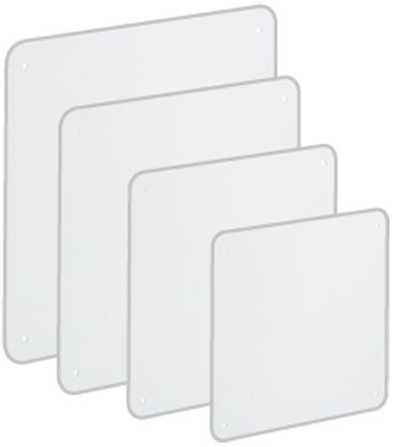 Schraubdeckel Kst 128x128mm quadrat Schraubdeckel