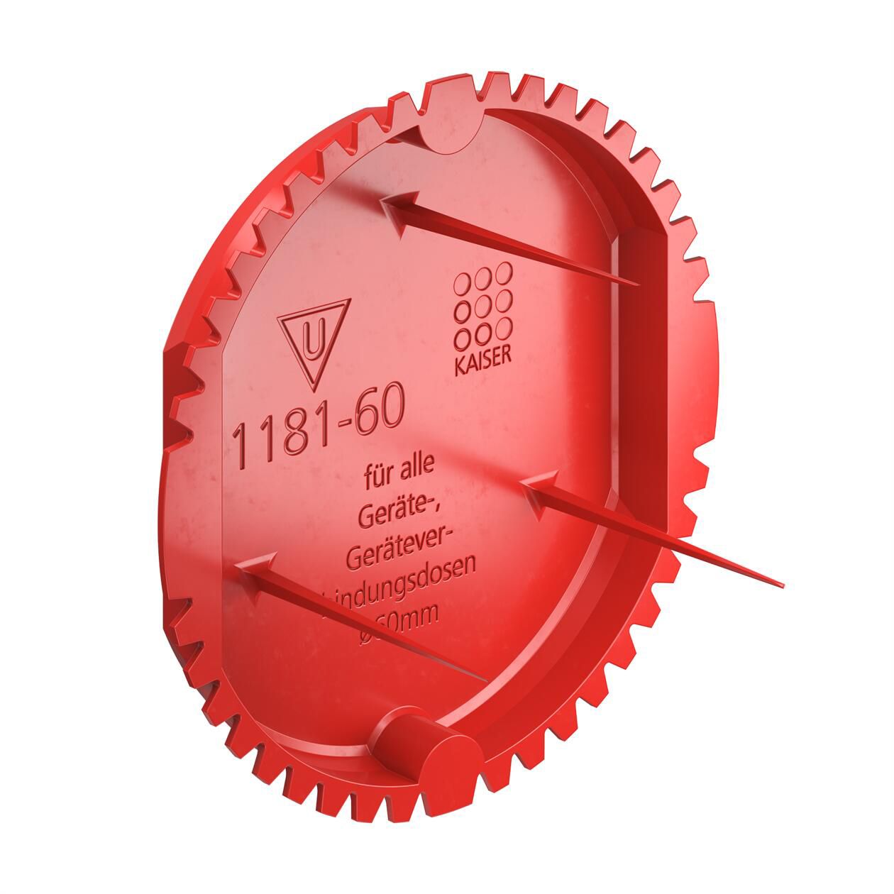 Signaldeckel Kst Ø60mm Steckdeckel rnd