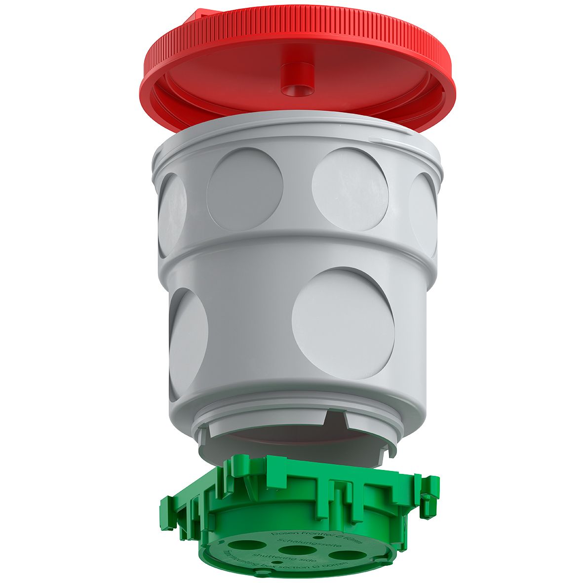Verbindungsdose Beton Ø60x115mm Kst IP3X rnd