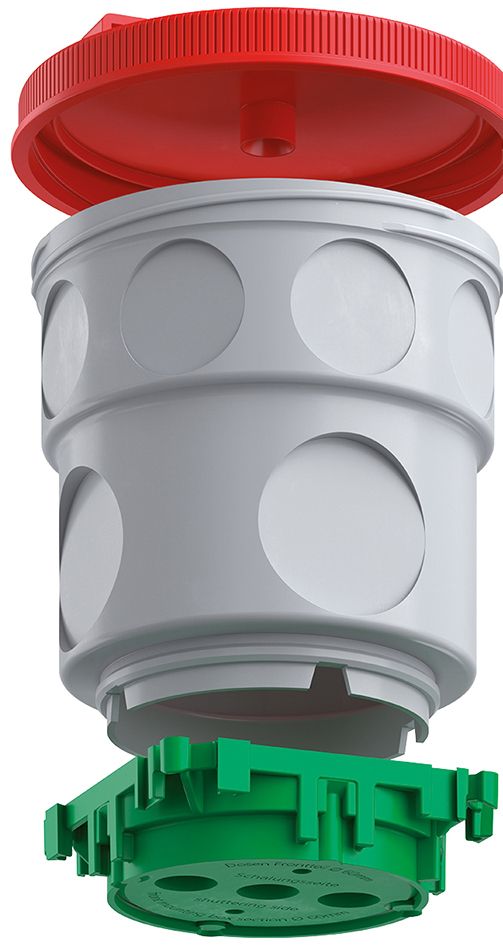 Verbindungsdose Beton Ø60x115mm Kst IP3X rnd