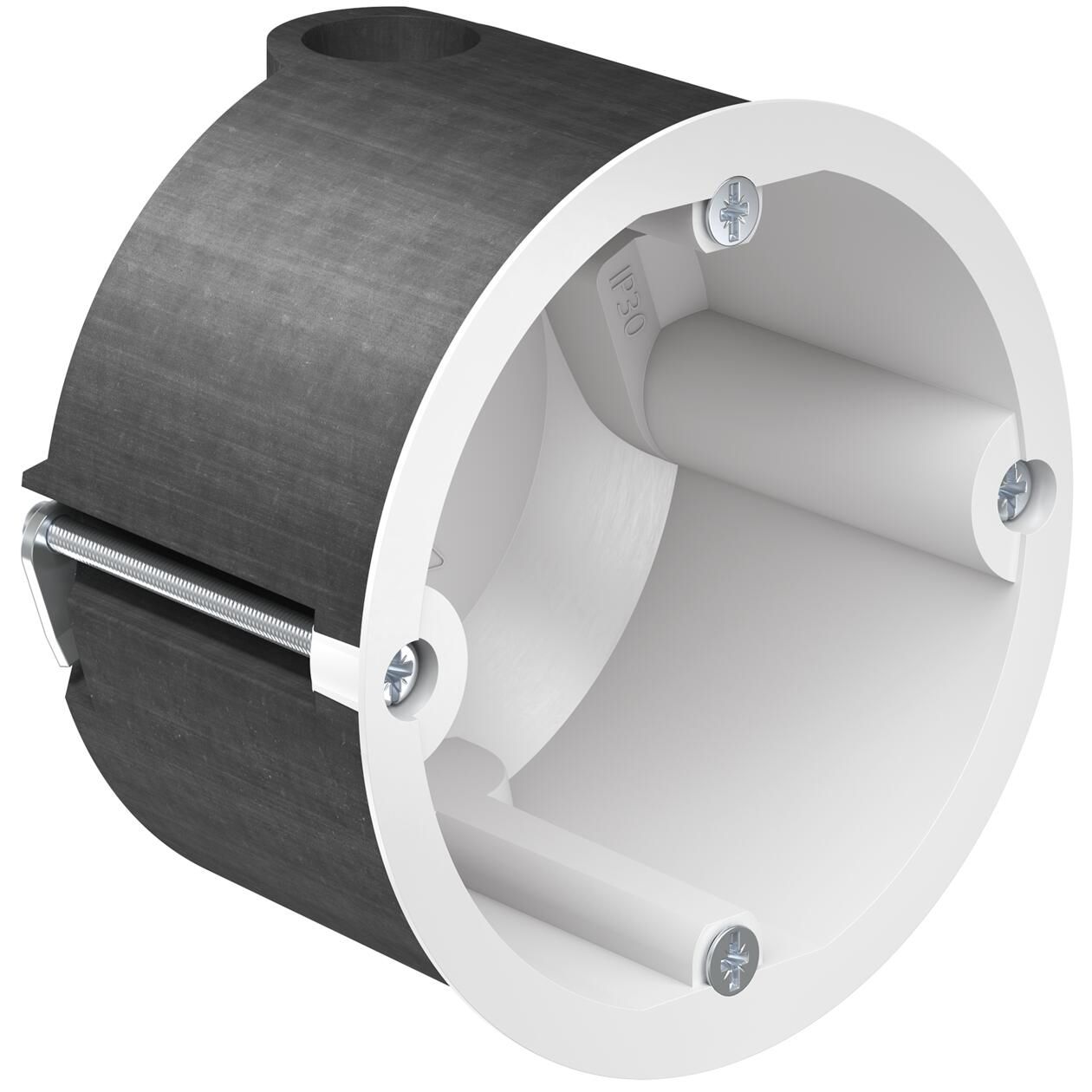 BSdose E90 HW Ø74x54,5mm Kst IP3X rnd Brandschutzdose Ger/VerbDose/kast