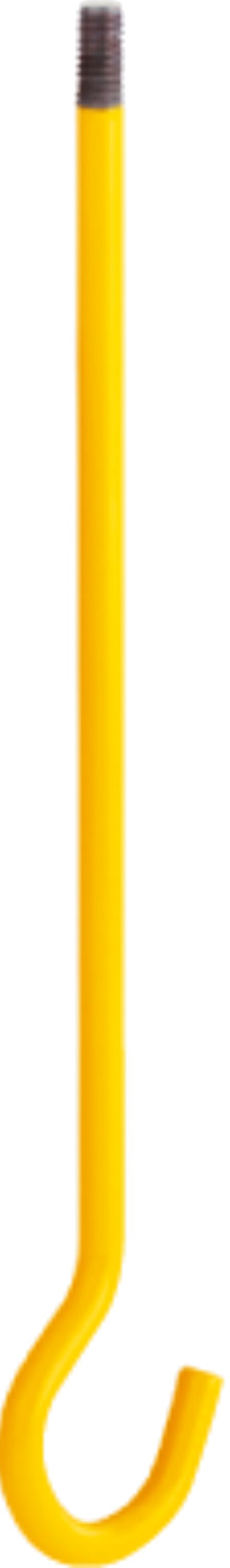 Schraubhaken Ø3,5x160mm ST f/vz 20mm 50N Ø20mm Kunststoffummantelt 140mm