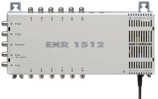 Multischalter 12Tln 5Eing passiv 14/18 V NTeingeb 50mA DiSEqC 0/22kHz