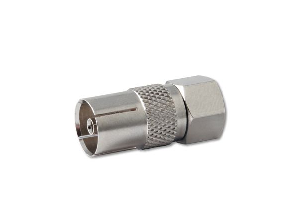 Koax-Kupplung UHF Stecker/Buchse 75Ohm ger