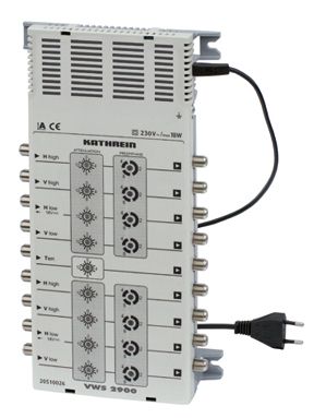 SAT-ZF-Verstärker 9f 24dB NTeingeb Entzerrer Pegelsteller