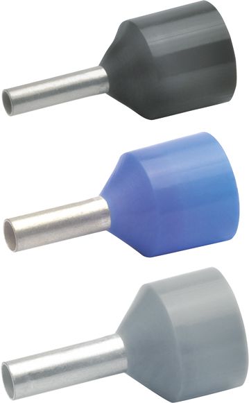 Aderendhülse 4qmm 10mm kurzschl.fest gr isol Für kurzschlussfeste Leitungen Cu