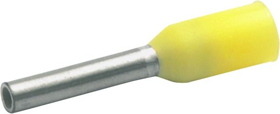 Aderendhülse 0,25qmm 6mm isol PP ge Cu Polypropylen (PP) verzinnt