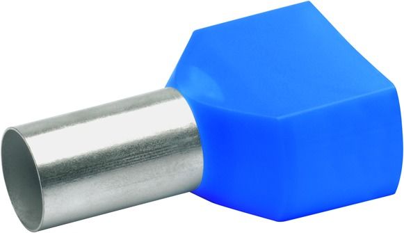 ZW-Aderendhülse 16qmm 14mm isol PP bl Cu Polypropylen (PP) verzinnt