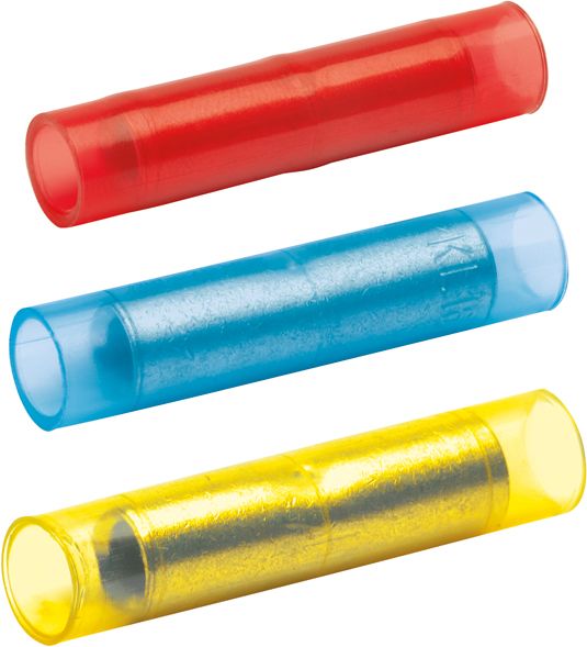 Stoßverbinder Normalausfü 35qmm f.Mehrdr lang rt verzinnt Cu