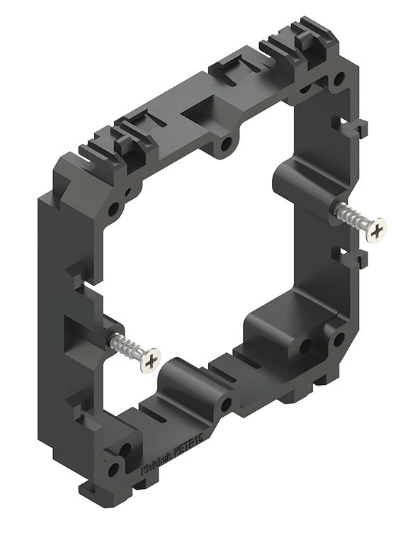 Geräteeinbaudose GEB-K 1f Front schraub Datentech 60mm geschl