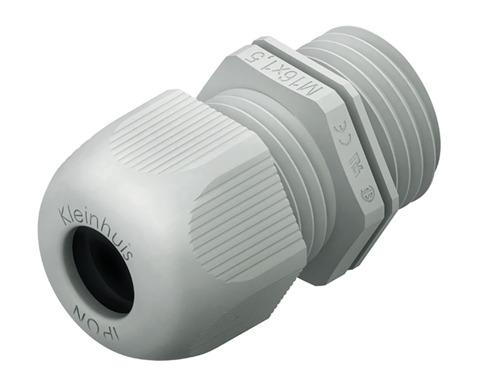 Kabelverschraubung M16 PA gr unbeh 8mm IP68 ger Polyamid (PA)