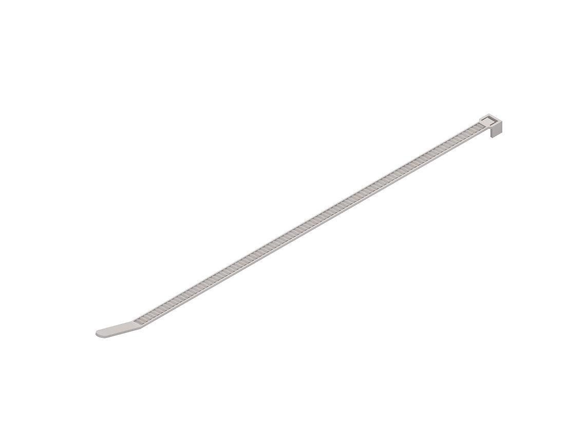 Kabelbinder L102mm natur 2,5x1,2mm hfr PA Polyamid (PA) -40-85°C KstZunge/Nase
