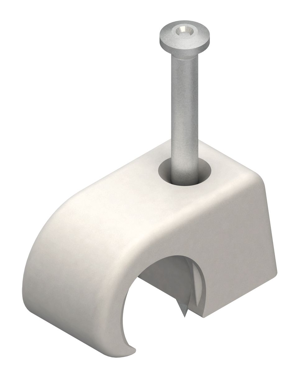 Nagelschelle m.Nagel Ø7-12mm lgr 2x35mm Kst Mit Nagel