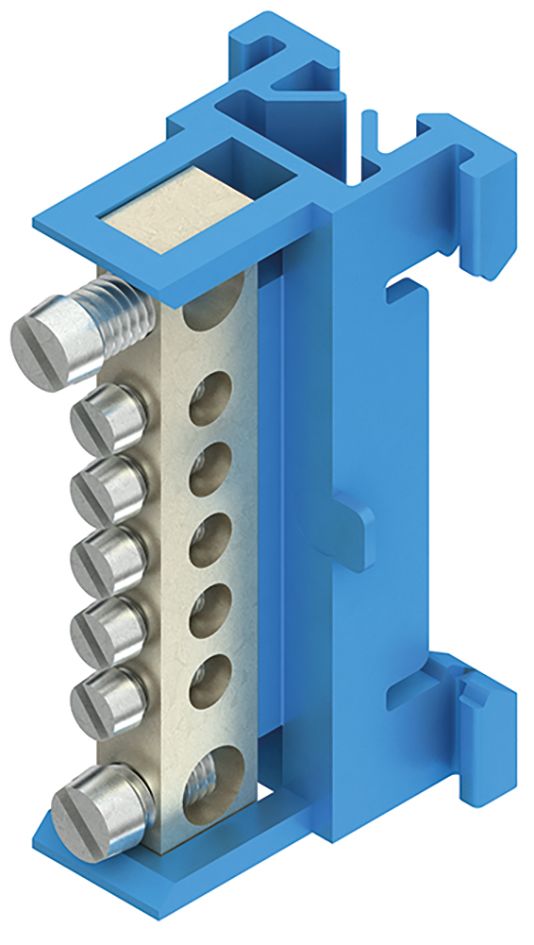 Hauptleitungsklemme 7Eing bl REG 1pol schraub