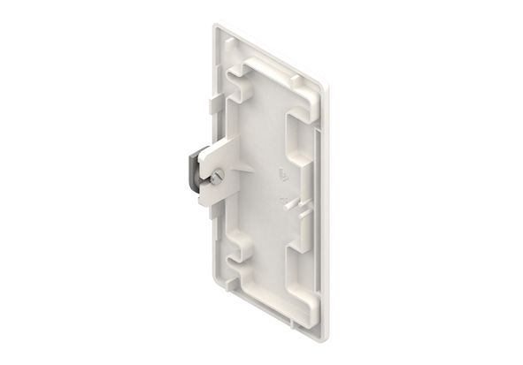 Endstück GEB-K 173x66mm Kst li/re rws RAL9010 unbeh