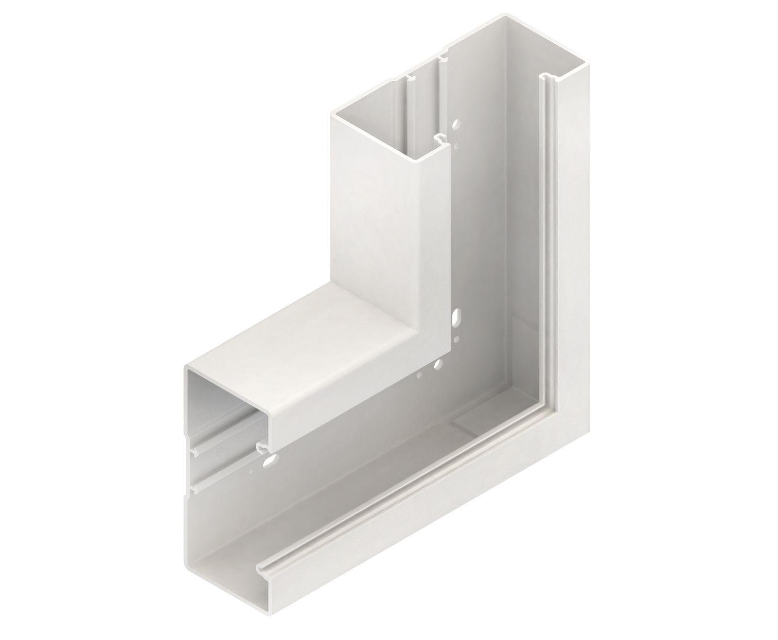 Flachwinkel GEB-K UT 66x173mm Kst rws unbeh RAL9010