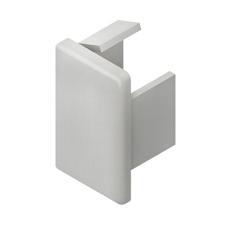 Endstück LF-K 130x60mm li/re Kst rws RAL9010 unbeh