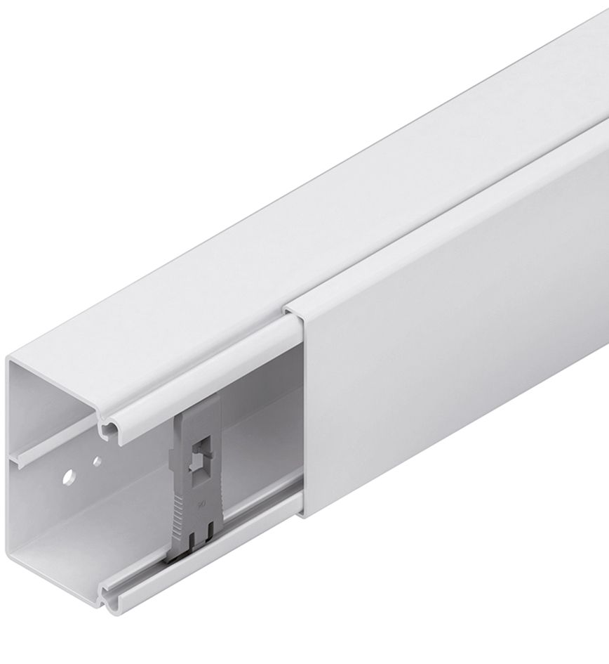 Leitungsführungskanal Kst 60x190x2000mm rws unbeh LF-K 9000qmm RAL9010