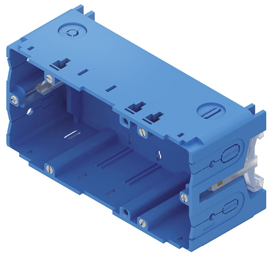 Geräteeinbaudose GEB-K 1f Rückwand Datentech 60/67,5mm schraub geschl