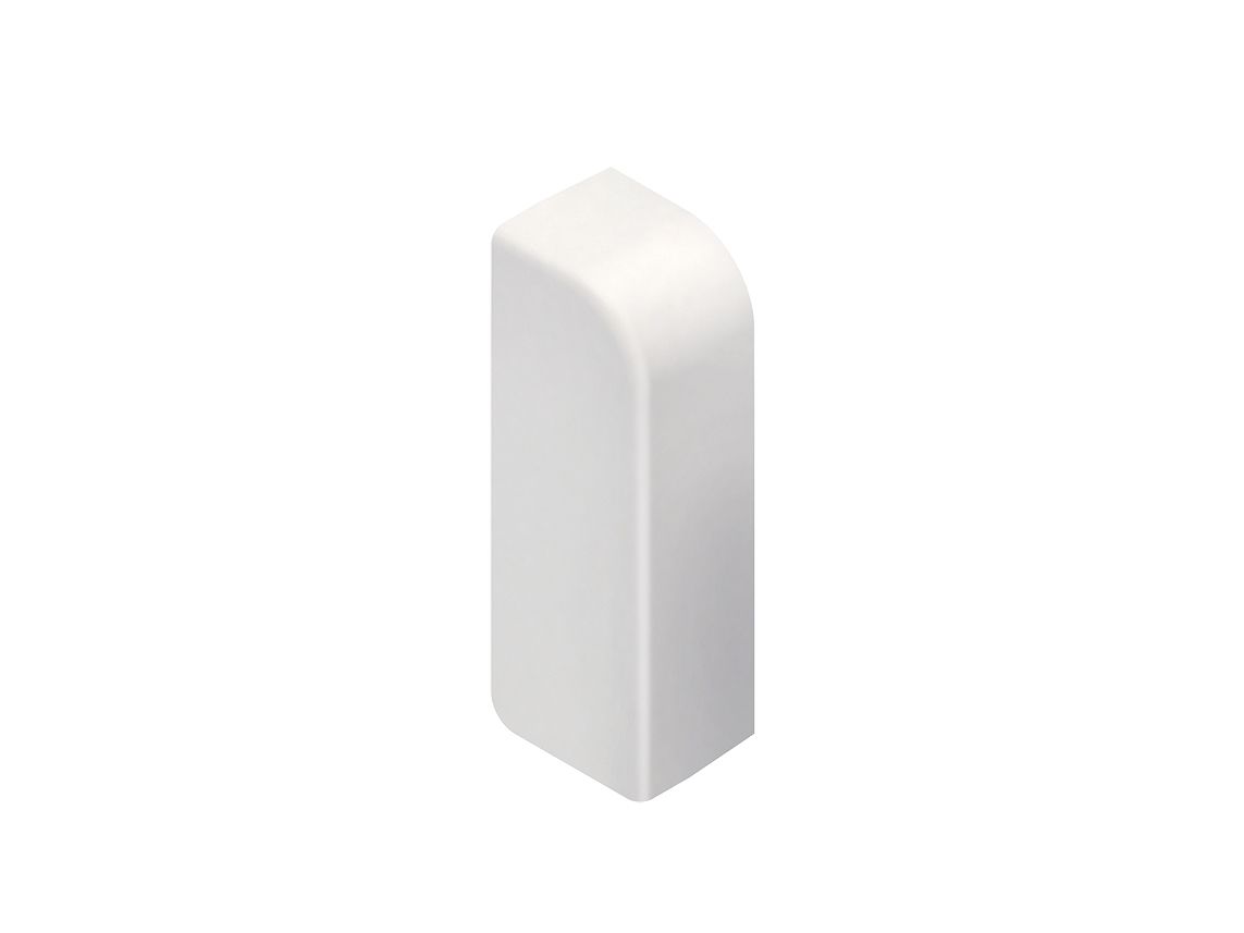 Endstück SL-K 53mm li rws RAL9010