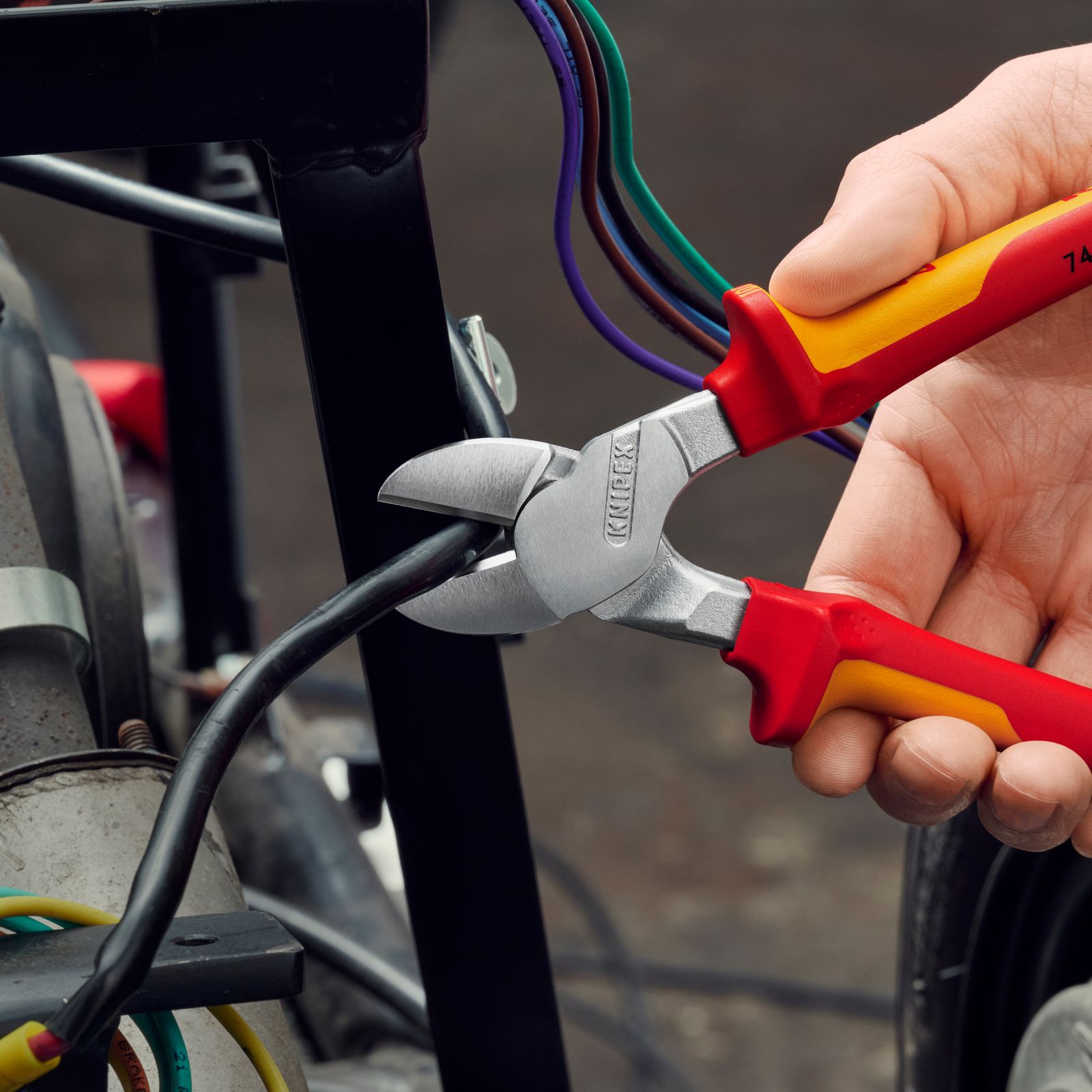 Kraftschneider 200mm 1000V Schutzisoliert 1000V