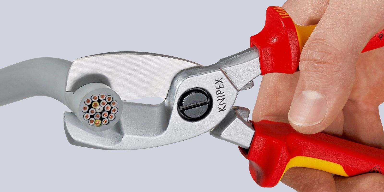 Kabelschere mech.Einhand Ø20mm 70qmm VDE L200mm isol