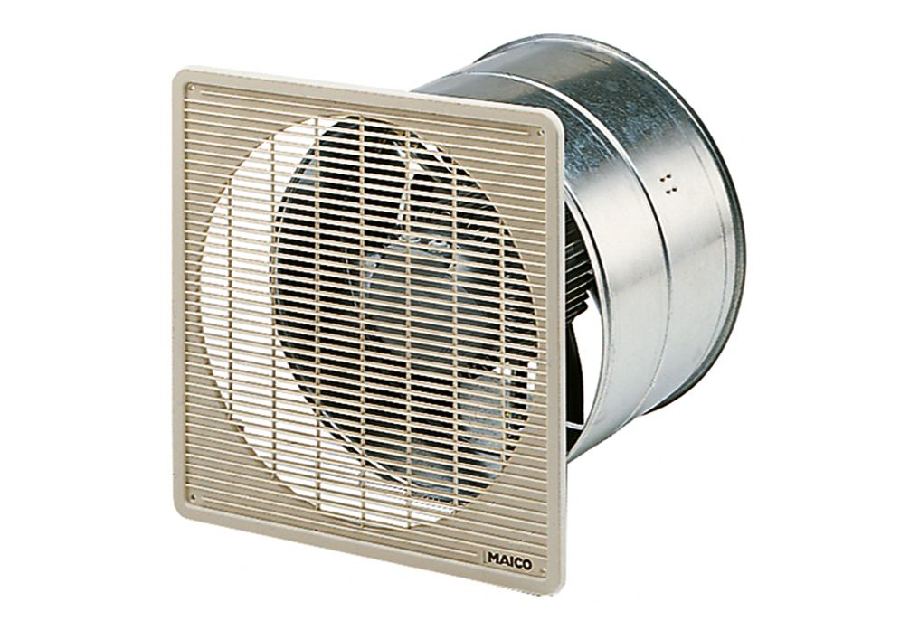 Axial-Wandventilator Ø350mm 400V 930Upm 1600cbm/h Be/Entlüft IP55 60°C 50Hz