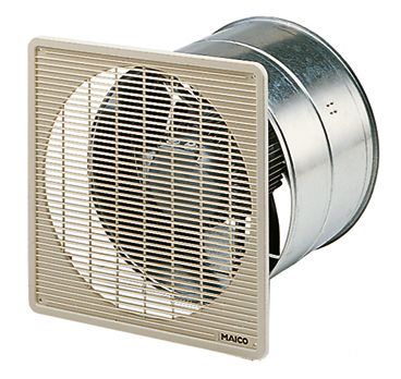 Axial-Wandventilator Ø350mm 400V 930Upm 1600cbm/h Be/Entlüft IP55 60°C 50Hz