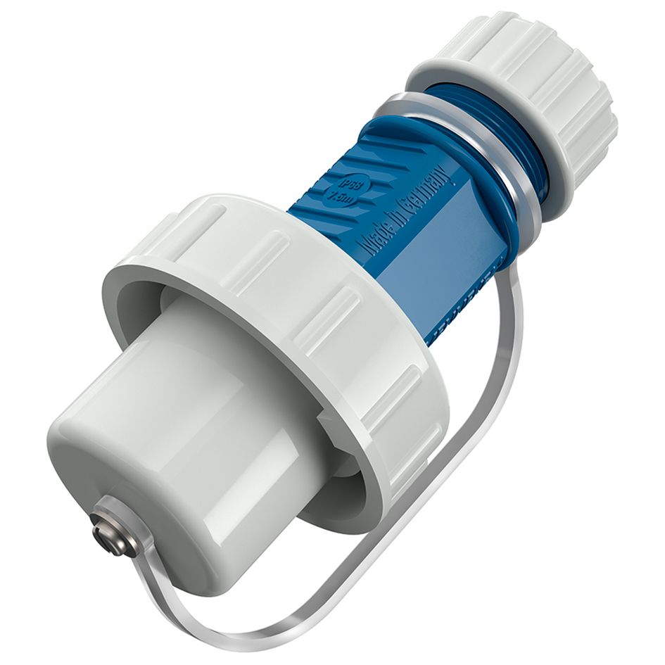 Schutzkontaktstecker 16A 230V Kst IP68 ger bl Schraubkl