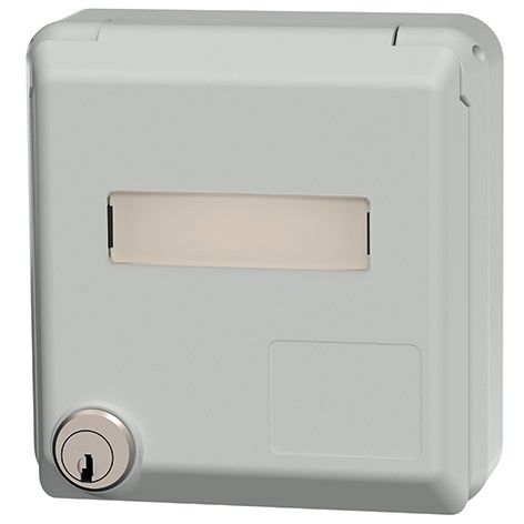 Datendose 2f Cat6 IP44 Cepex UP/Einb RJ45 Kst Unterputz/Einbau