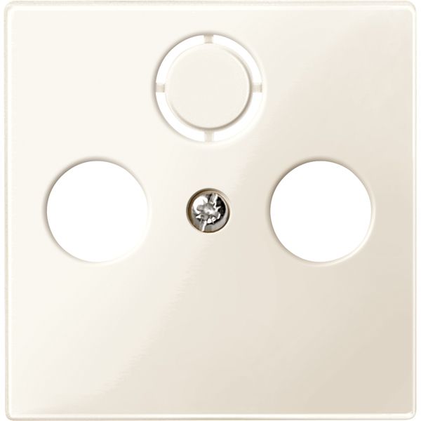 Zentralplatte Sat/TV/Radi System M alu Schraubbef 3f