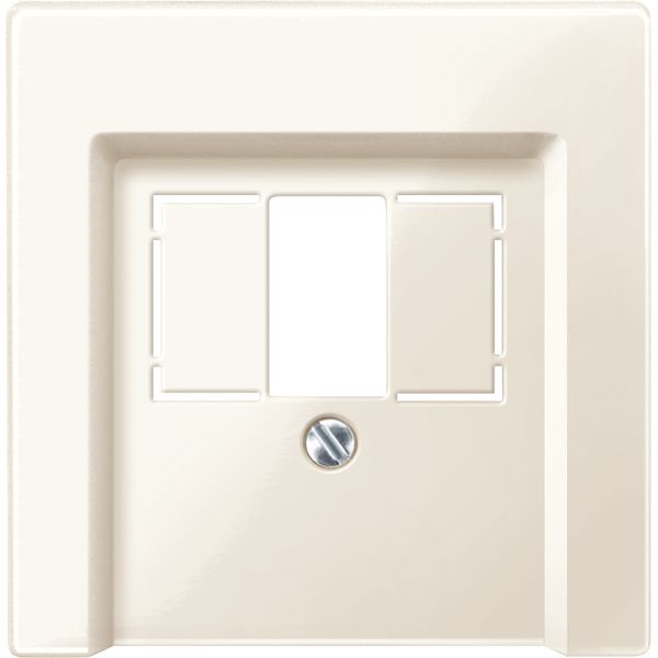 Zentralplatte TAE 3f System M akws Schraubbef aktivweiß