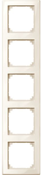 Rahmen 5f polws glz M-SMART Kst f.GEB-K Unterputzmontage Thermopl