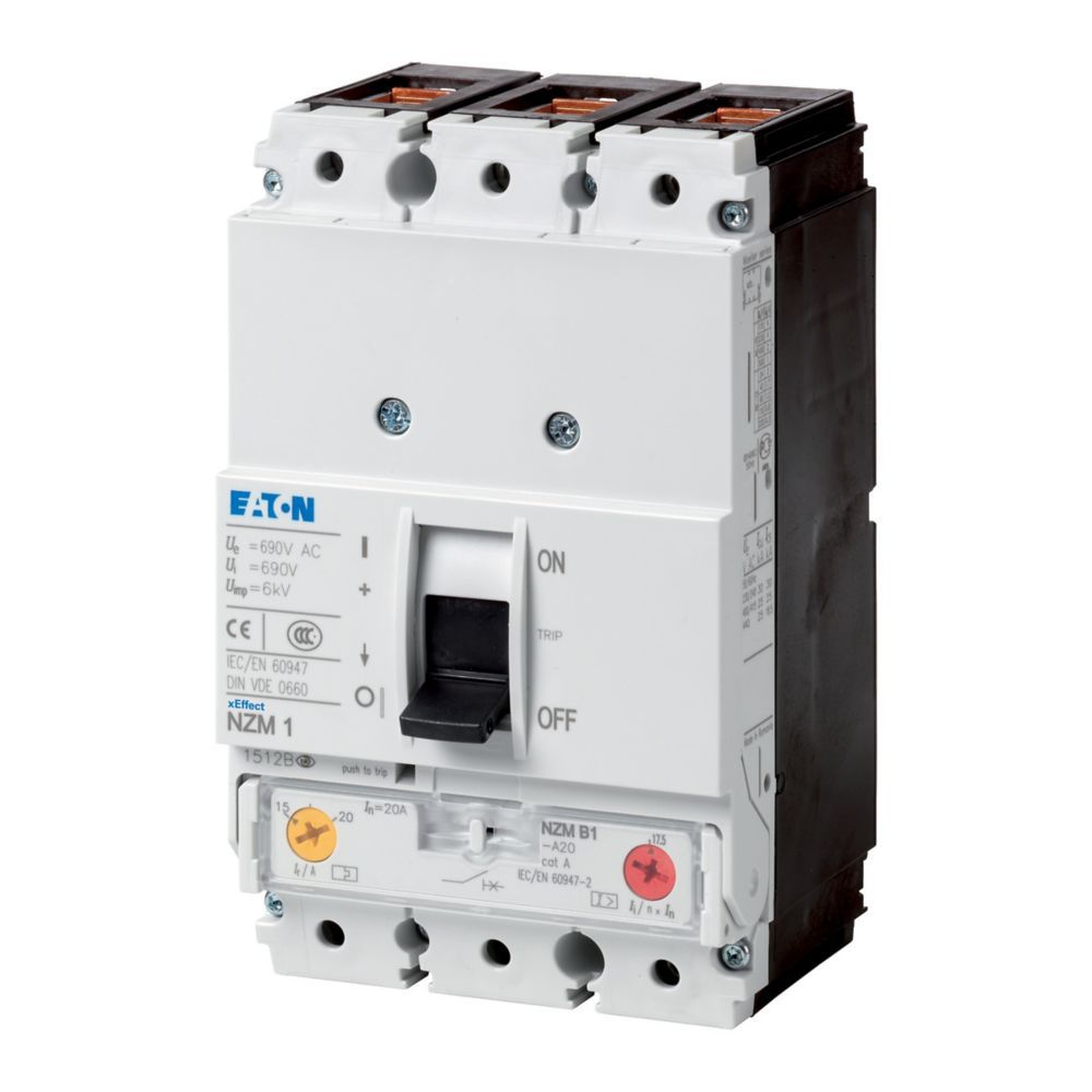 Leistungsschalter 50A 3p 40-50A/In IP20 Einb Festeinbau Rahmenkl