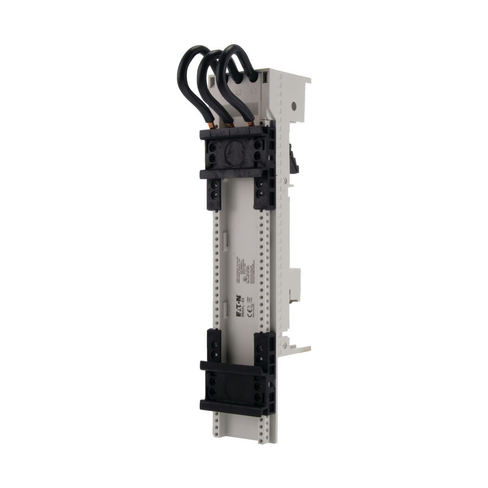 Sammelschienenadapter Abst=60mm B35mm 2Tragschien Rundleiter/CU-Band 63A 55mm