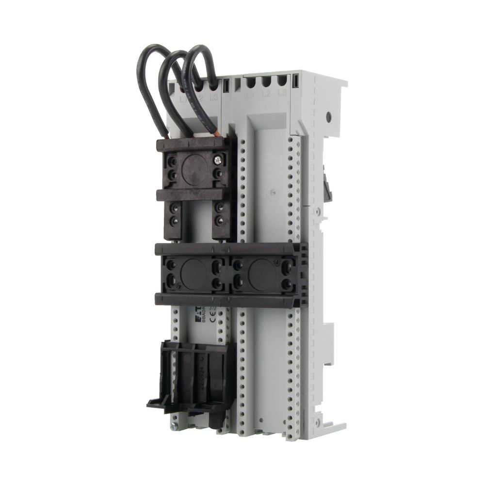 Sammelschienenadapter Abst&#x3D;60mm B35mm 2Tragschien Rundleiter/CU-Band 32A 90mm
