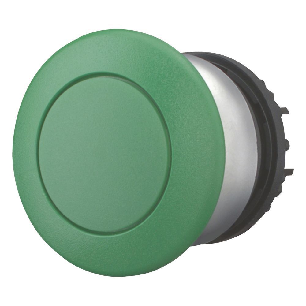 Frontelement für Not-Aus Ø22,5mm gn rnd IP67 fl Tastend