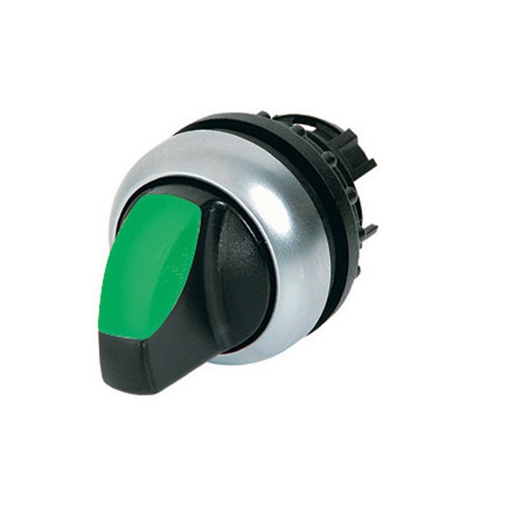 Knebelschalter 2stuf bel.b gn rnd Ø22,5mm Geeignet für Beleuchtung