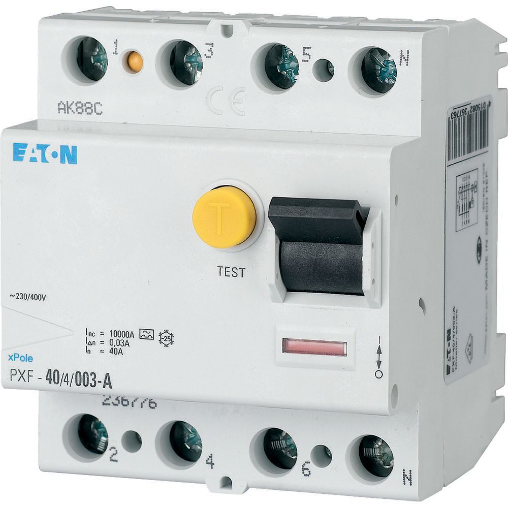 FI-Schutzschalter A 4p 440V 63A 0,3A 4TE REG 10kA 3kA/stoß