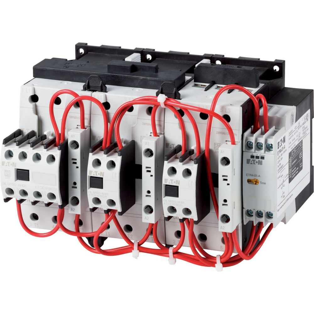 Stern-Dreieck-Schütz AC 45kW/AC 90A/AC 230V/50Hz IP00 Schraub