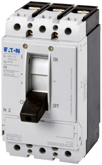 Hauptschalter 160A 3p IP20 Einb Wart/Rep Festeinbau NOT-AUS Motorantrieb optional